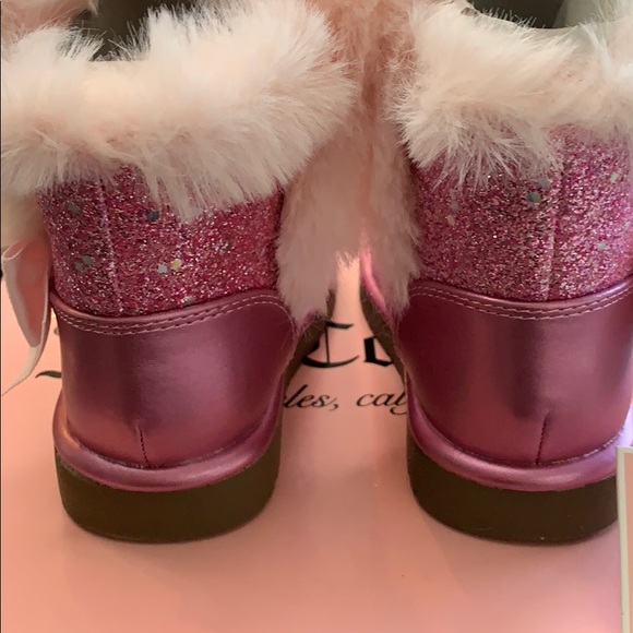 Juicy Couture Little Girl Glitter Boots. NWT - Picture 3 of 6